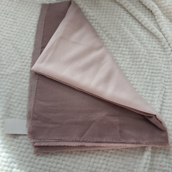 Ombre dusty, rose color shawl - Picture 2 of 2